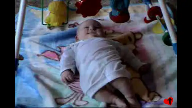 LeeAnne on the floor, July 23, 2002